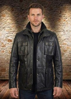 Δερμάτινο ανδρικό jacket Boses