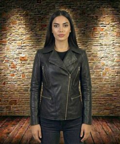 Γυναικείο δερμάτινο μπουφάν. Model: Perfecto Hog