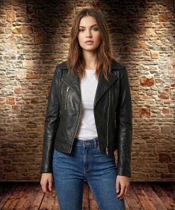 Γυναικείο δερμάτινο μπουφάν. Model: Perfecto Base